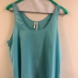 Frenchi teal tank.